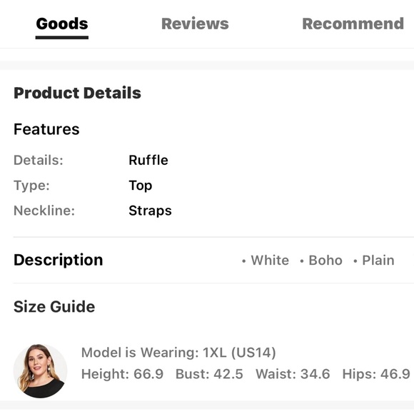 Cold Shoulder Ruffle Trim Top - Picture 5 of 7